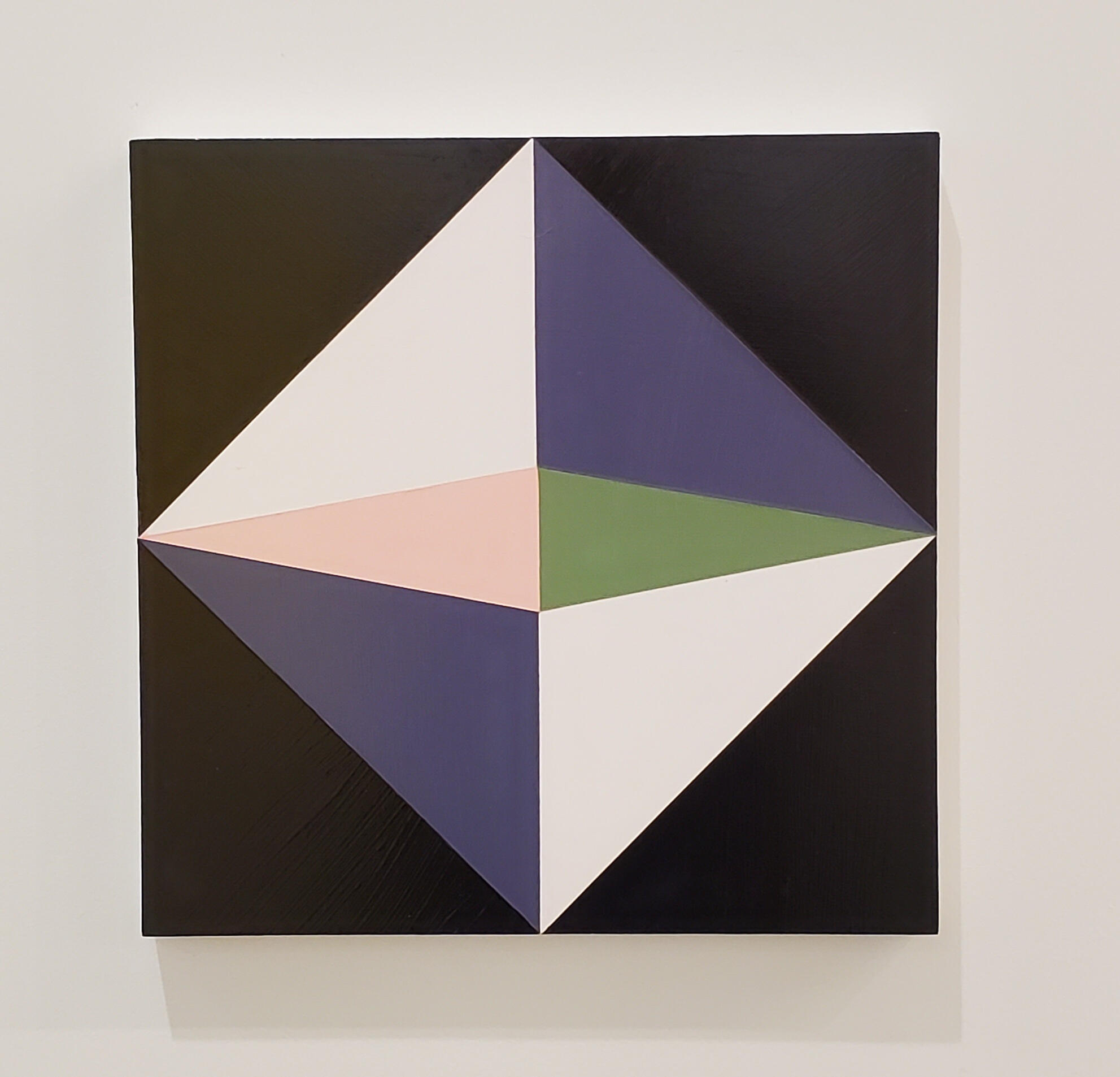 For Mary, 2023, oil, pencil/linen, 30" x 30"