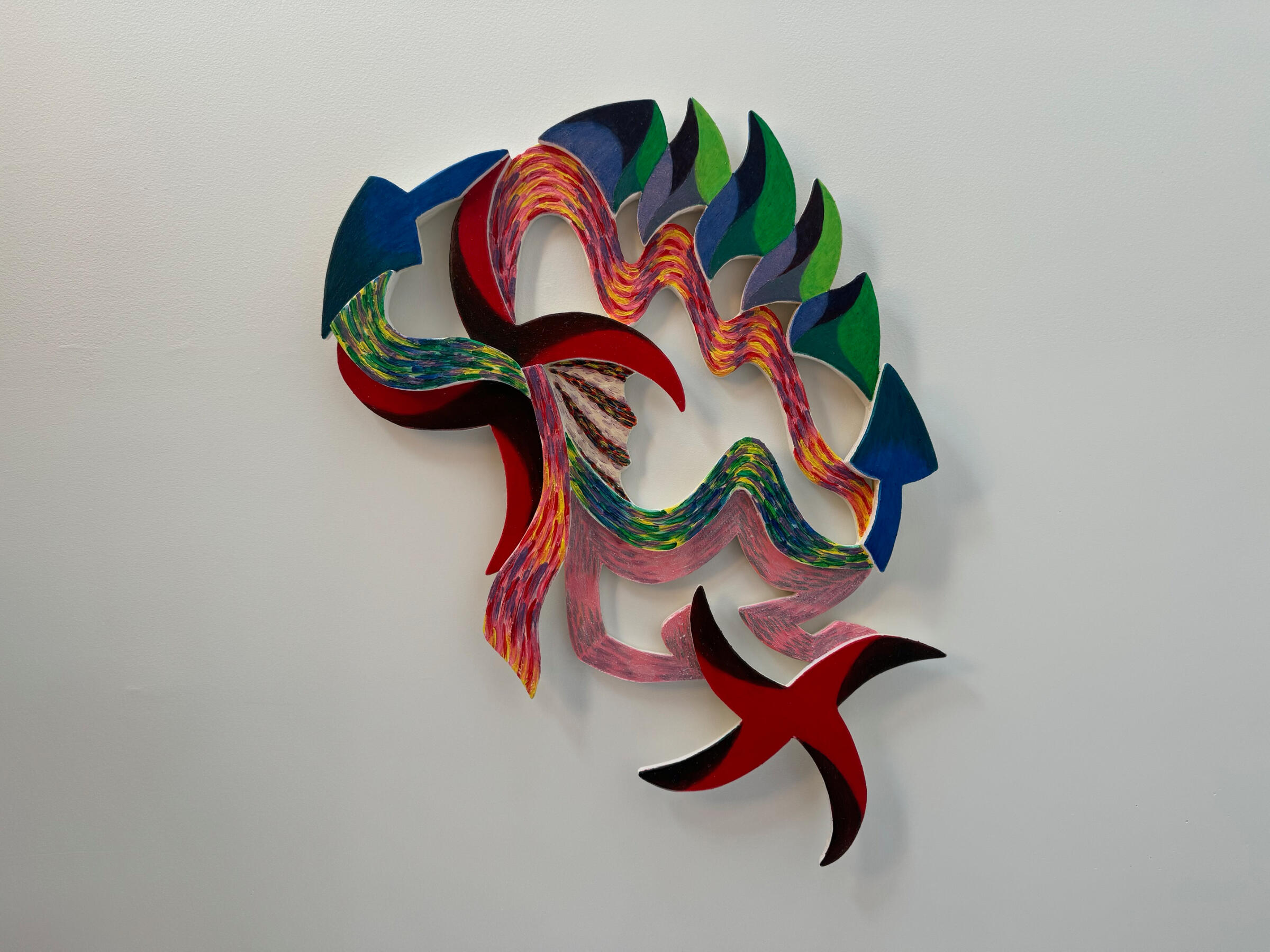 To the Light 2023 Pigment print on silk 120 x 80 inches