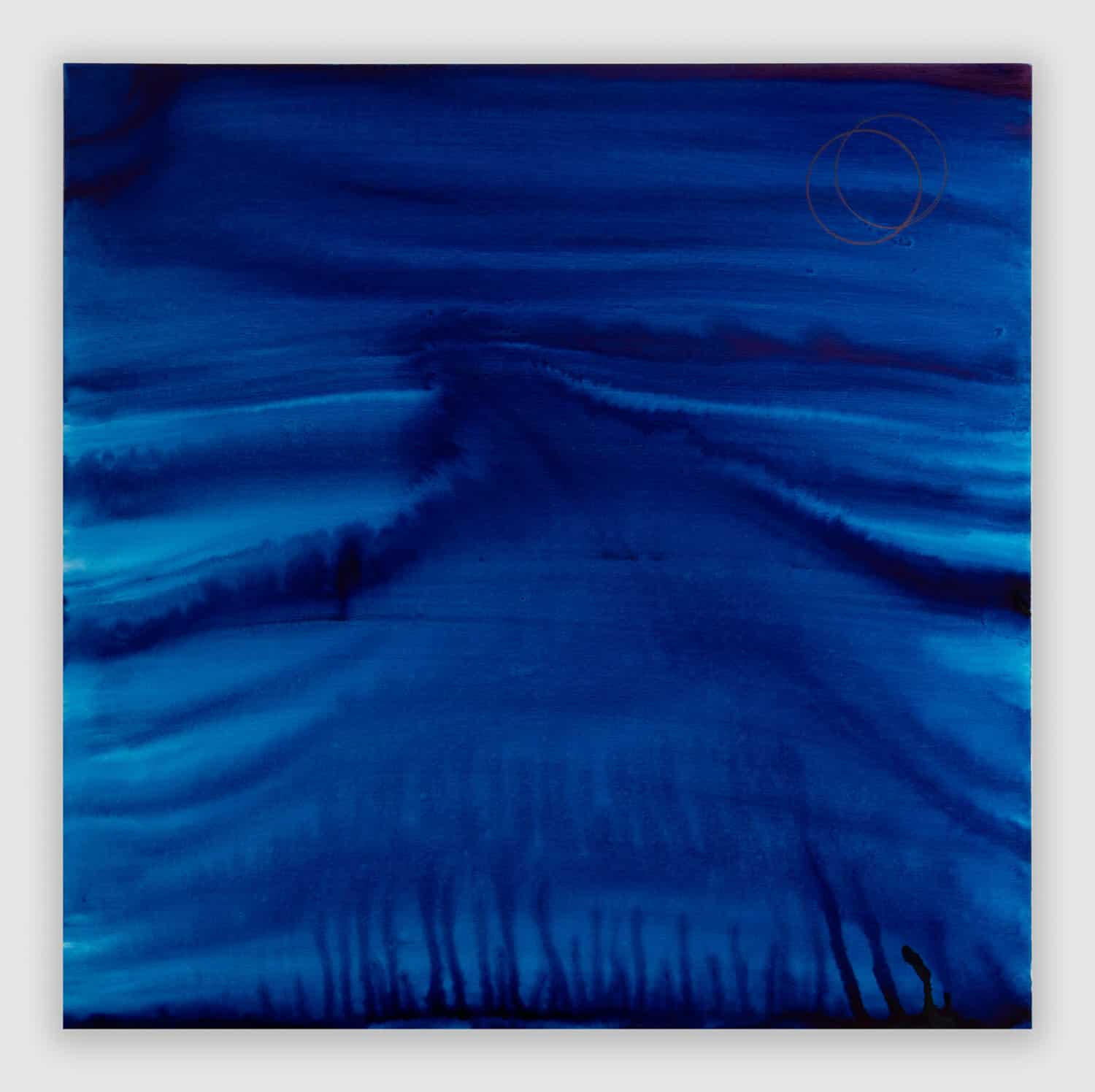 For Mary, 2023, oil, pencil/linen, 30" x 30"